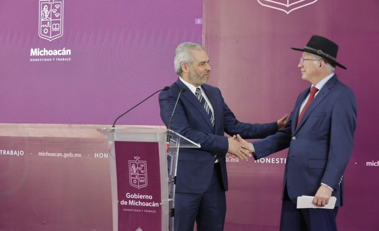 Próxima semana el embajador Ken Salazar visitará Michoacán