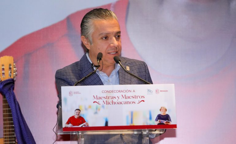 Gobierno de Michoacán garantiza respaldo al magisterio: Luis Navarro
