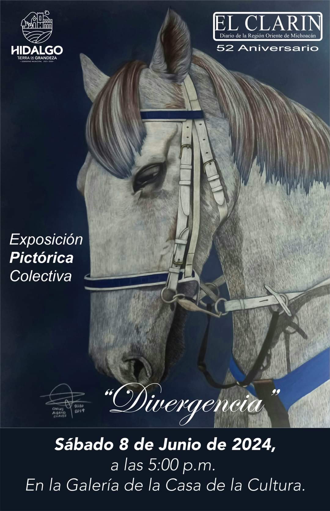 Por 52 Aniversario de El Clarin se realizará la exposición pictórica «Divergencia»