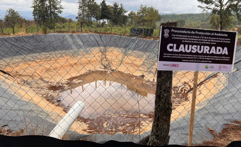 Clausura Proam olla de agua y basurero en Erongarícuaro