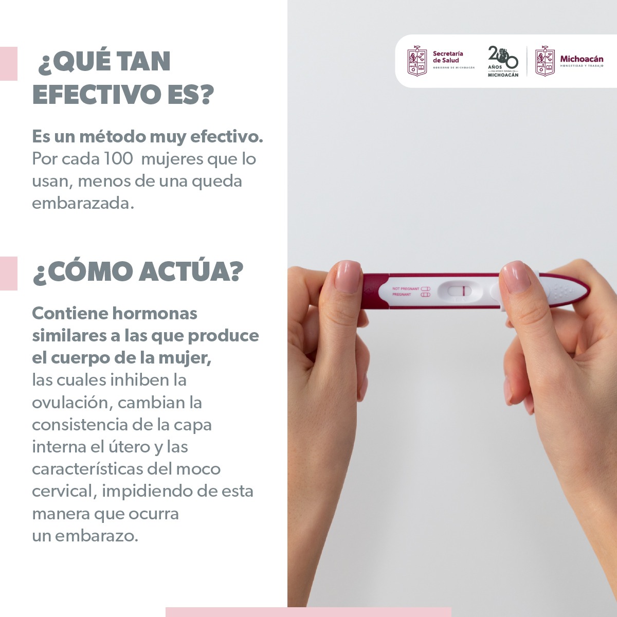 Cuenta SSM con implantes subdérmicos gratuitos para prevención de embarazos