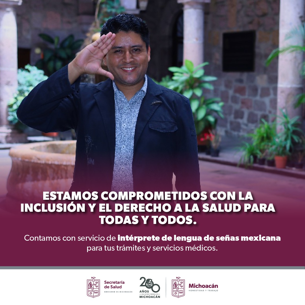 SSM cuenta con intérpretes de Lengua de Señas Mexicana en unidades médicas de Morelia