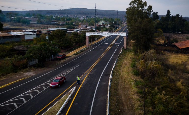 Lista la rehabilitación del camino intermunicipal Zacapu-Villachuato.