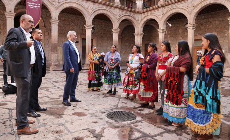 En Michoacán avanza la transición al autogobierno indígena: Bedolla.