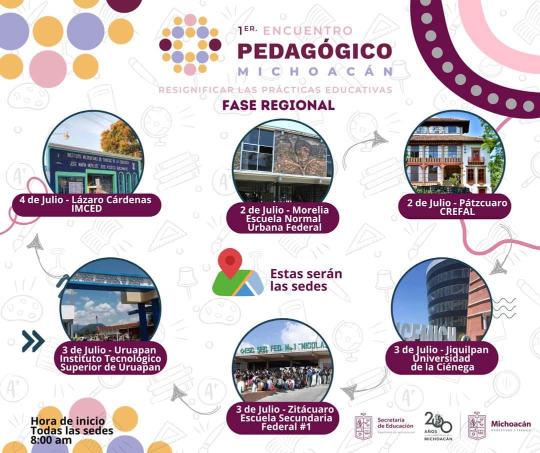 Inician este martes encuentros pedagógicos regionales.