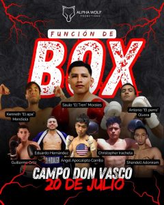 Eduardo Trejo participará en función de boxeo de ALPHA WOLF