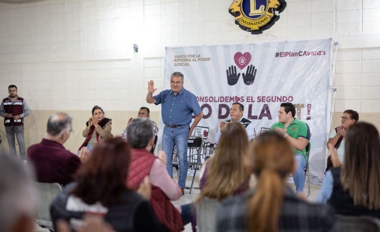 Continúa Morón con foros informativos en Michoacán sobre la Reforma Judicial