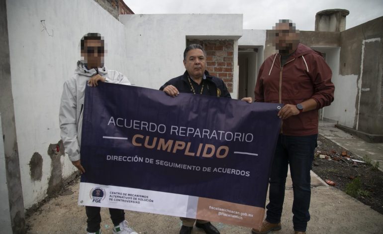 Restituye CMASC inmueble a un hombre víctima de despojo, en Tarímbaro