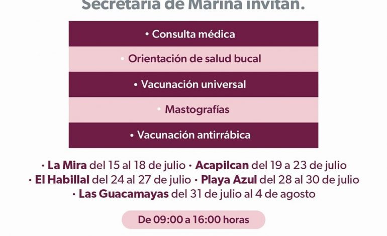 SSM y Semar llevarán servicios de salud a El Habillal, en LC