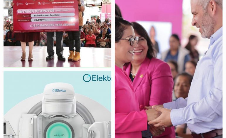 Michoacán a la vanguardia con equipos avanzados para tratar el cáncer: Bedolla.