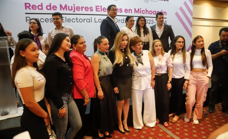 Combatir juntas los retos de la paridad, el llamado de Belinda Hurtado a mujeres electas de Michoacán