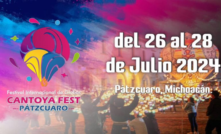 El cielo de Pátzcuaro se pintará de colores con el Cantoya Fest 2024