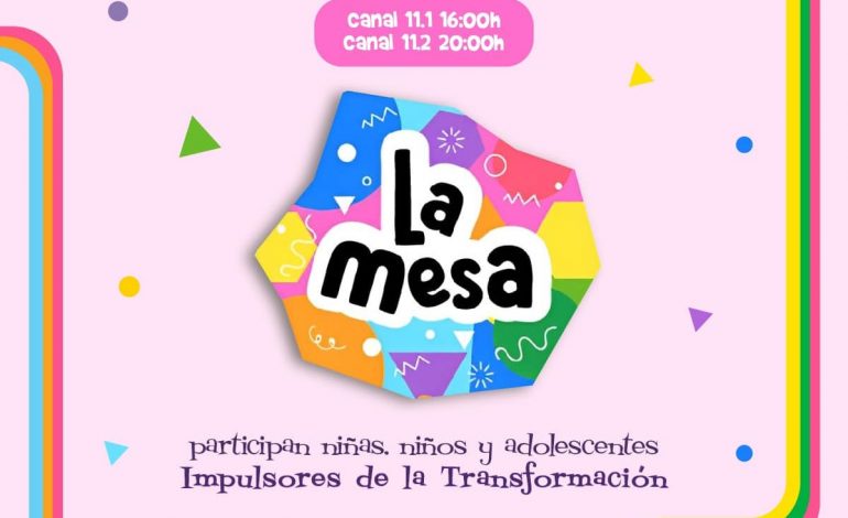 Con programa de TV difundirán derechos de niñas, niños y adolescentes