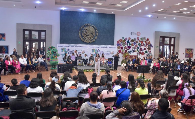 Más de 60 mil menores de edad michoacanos participaron en consulta nacional del DIF