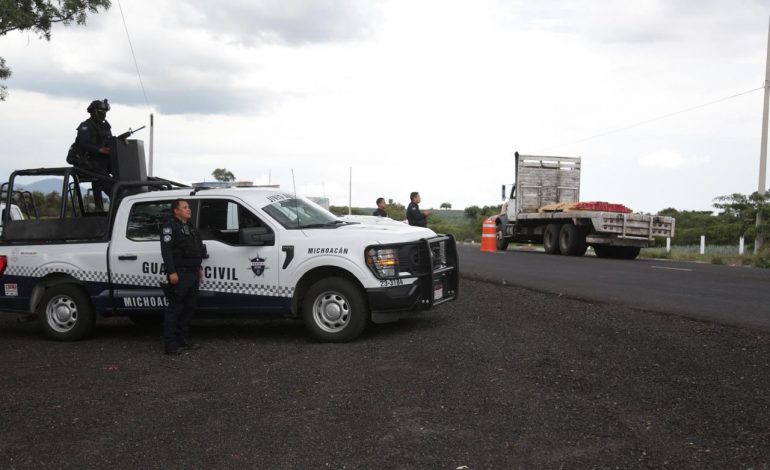 Permanente, despliegue de seguridad en Oriente de Michoacán: SSP
