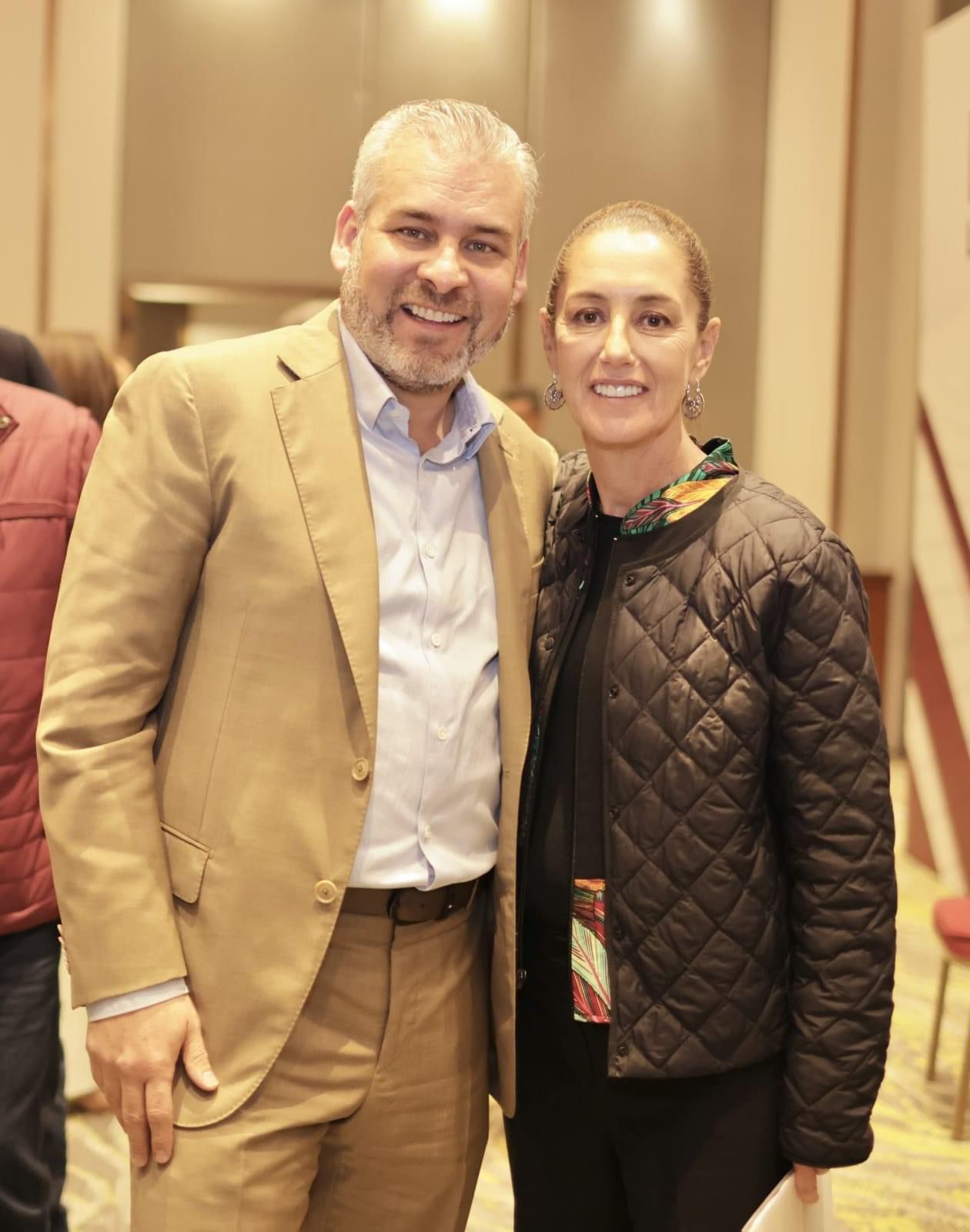 Respalda Bedolla propuesta de Sheinbaum para la no reelección de representantes populares.