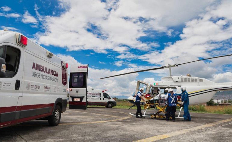 Traslada SSM a paciente con quemaduras de Michoacán al Hospital Civil de Guadalajara.