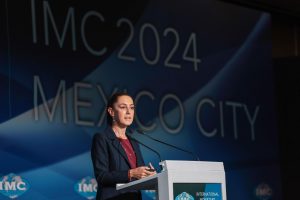 <br>PROSPERIDAD COMPARTIDA, EL EJE CENTRAL DE NUESTRO GOBIERNO: CLAUDIA SHEINBAUM EXPONE SU PROYECTO DE NACIÓN ANTE REPRESENTANTES DEL IMC.