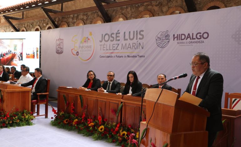 Es nuestra responsabilidad de cuidar y preservar nuestro medio ambiente, así se expresó, José Luis Téllez Marín, en su tercer informe de Gobierno.