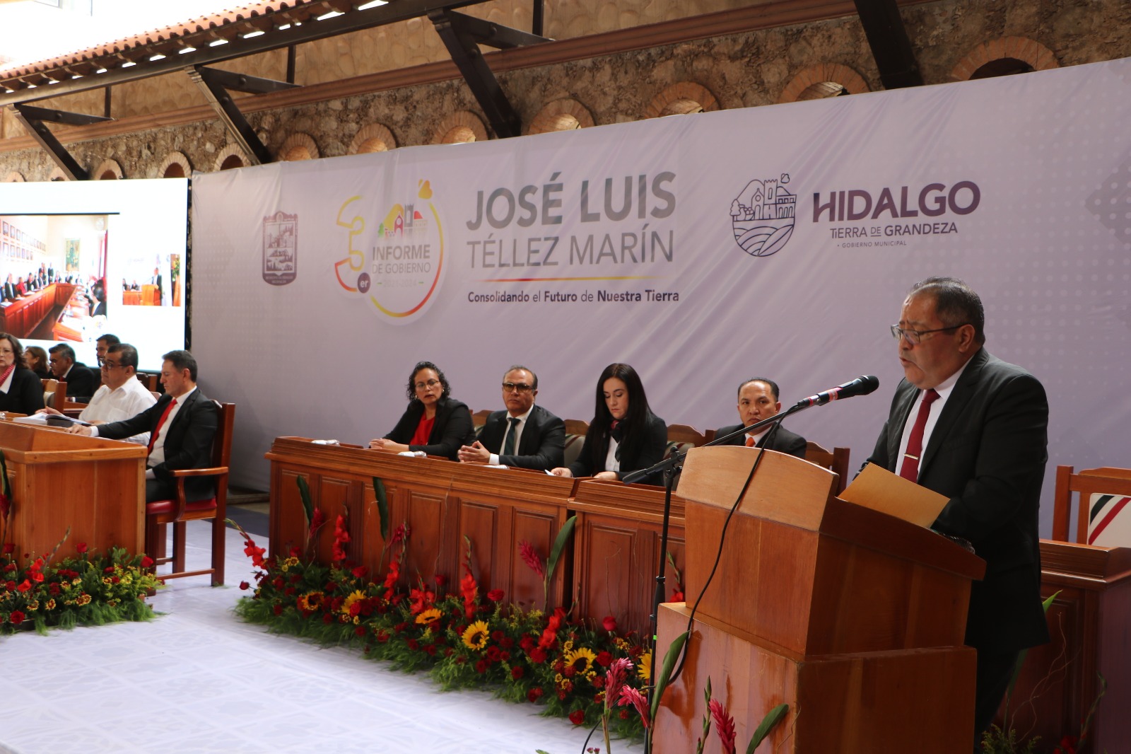Es nuestra responsabilidad de cuidar y preservar nuestro medio ambiente, así se expresó, José Luis Téllez Marín, en su tercer informe de Gobierno.
