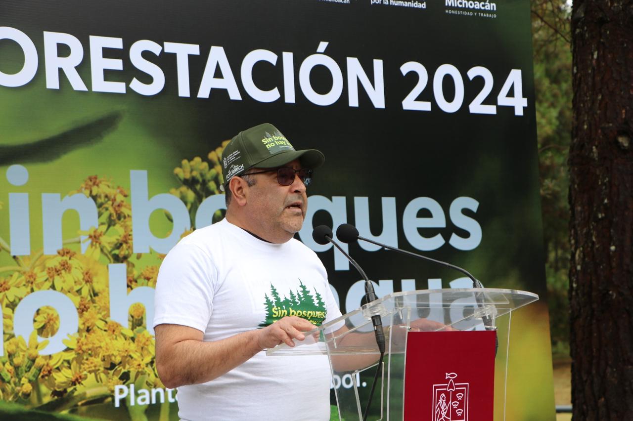 José Luis Téllez Marín, asistió a la Reforestación 2024 “Sin Bosques no hay Agua” y entrega de Programa de Manejo del AVC “Rancho Viejo”.
