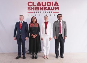 CLAUDIA SHEINBAUM PRESENTA A ARTURO ZALDÍVAR, CARLOS TORRES Y LETICIA RAMÍREZ COMO INTEGRANTES DE SU GABINETE.