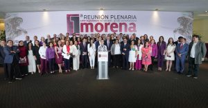 CLAUDIA SHEINBAUM CELEBRA BANCADA HISTÓRICA DE MORENA CON 66 SENADORES Y SENADORAS.