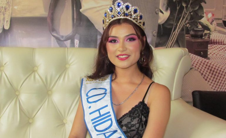 Selene Díaz, Miss Teen Ciudad Hidalgo, se prepara para representar a su municipio en certamen estatal.