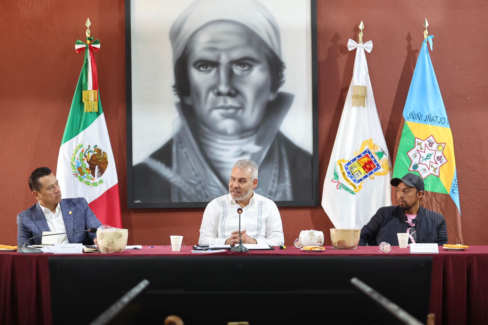 Ratifica Bedolla apoyo total a comunidades en autogobierno como San Matías el Grande.