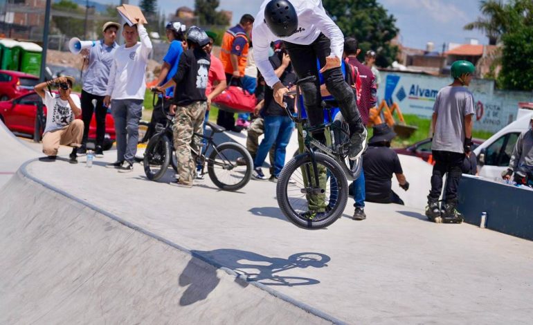 Skatepark del bajopuente Paso Morelos, un espacio innovador para las juventudes.