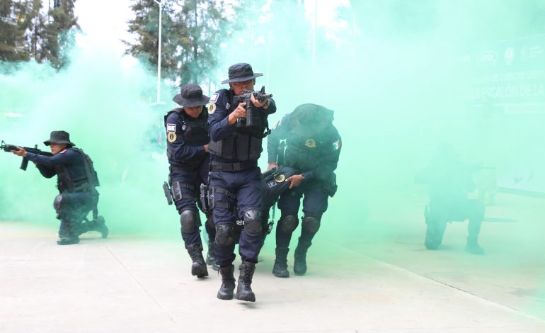 Agentes de la Guardia Civil fortalecen capacidades en curso de operaciones especiales.