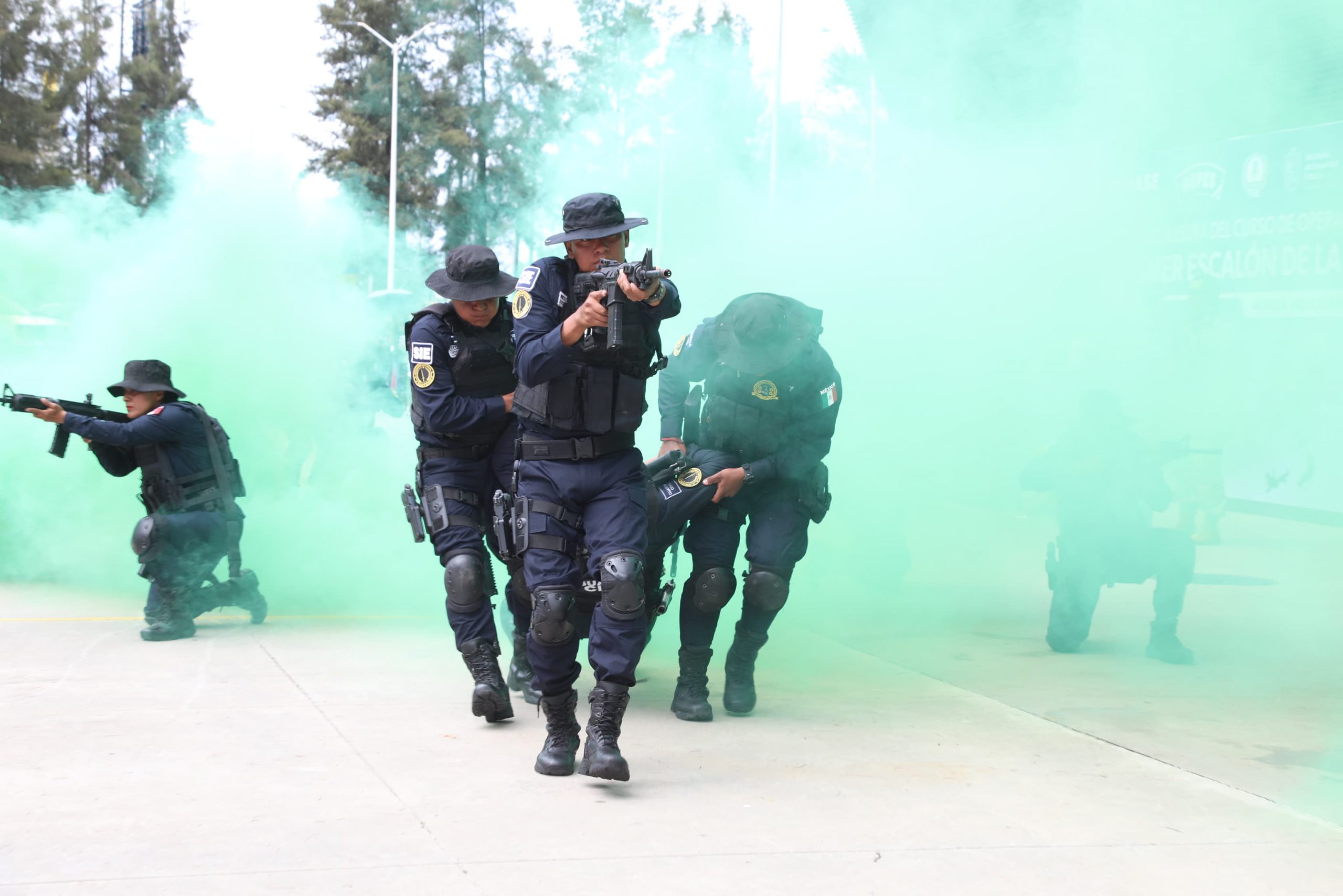 Agentes de la Guardia Civil fortalecen capacidades en curso de operaciones especiales.