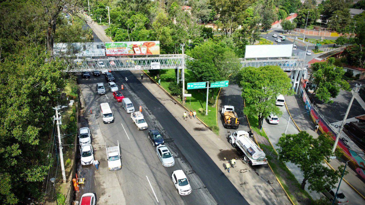 ¡Toma precauciones! SCOP realiza obras de mantenimiento en libramiento de Morelia.
