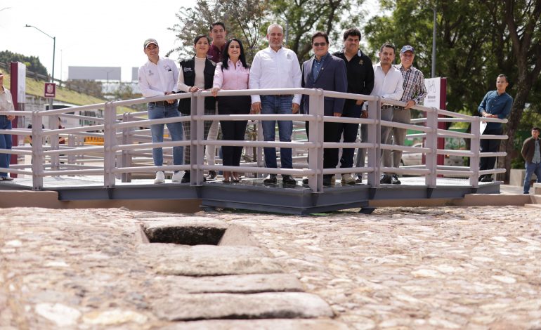 Bajopuente Morelos, espacio seguro para peatones y un testigo de la historia.