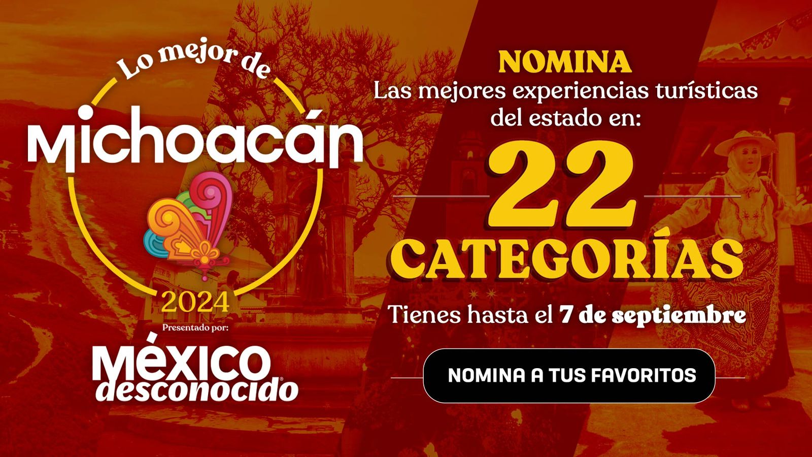 Nomina a este premio tu mejor experiencia en Michoacán; la Sectur te dice cómo.
