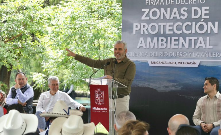 En gobierno de Bedolla, decretadas más de 146 mil hectáreas como Áreas Naturales Protegidas