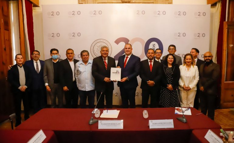 Recibe Congreso del Estado informe de actividades de la CEDH