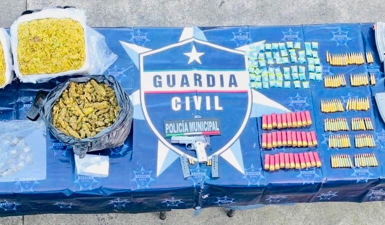 Detenidas 10 personas en Zamora y Jacona con un arma, droga y 150 cartuchos útiles: SSP