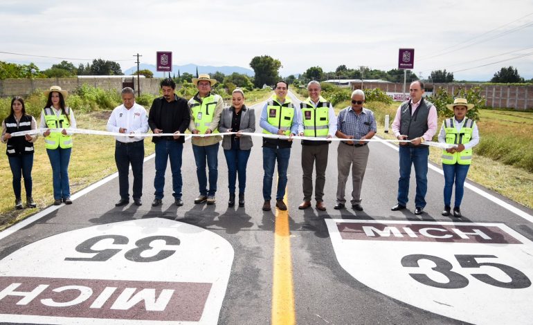 Inauguran modernización del tramo carretero La Cinta-Santa Ana Maya