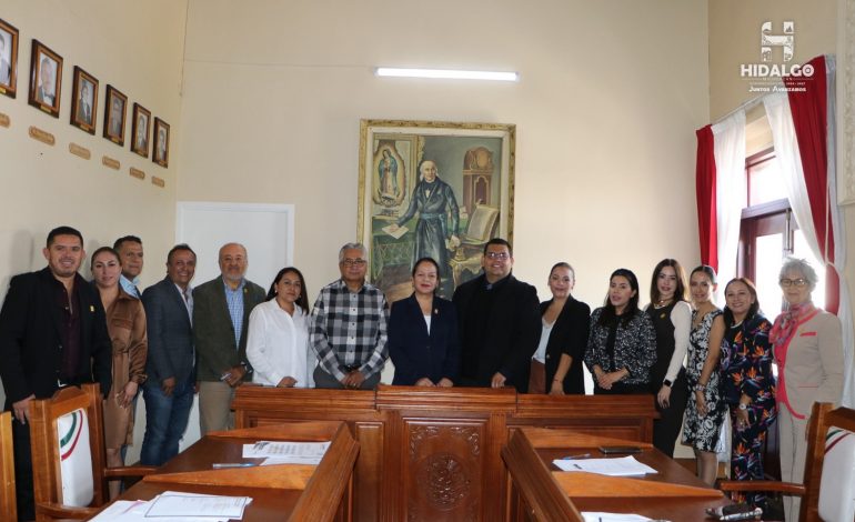 En reunión de Cabildo, se integran las comisiones del Ayuntamiento de Hidalgo 2024-2027