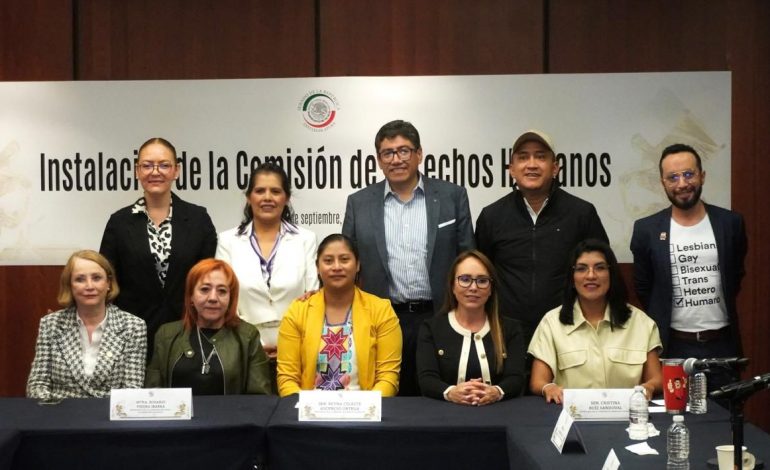 Encabeza Celeste Ascencio instalación de la Comisión de Derechos Humanos en el Senado