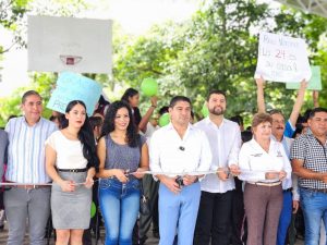 Techumbre de la Secundaria “24 de Febrero” en Huetamo ¡Ya es una relidad!