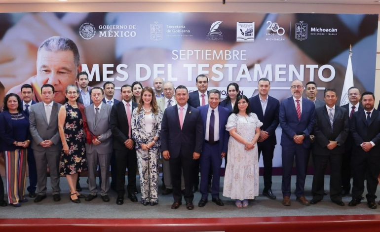 Arranca campaña Septiembre, Mes del Testamento