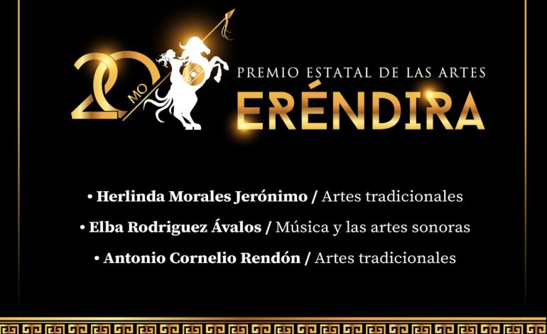 Anuncia Secum personas galardonadas del Premio Eréndira 2024.