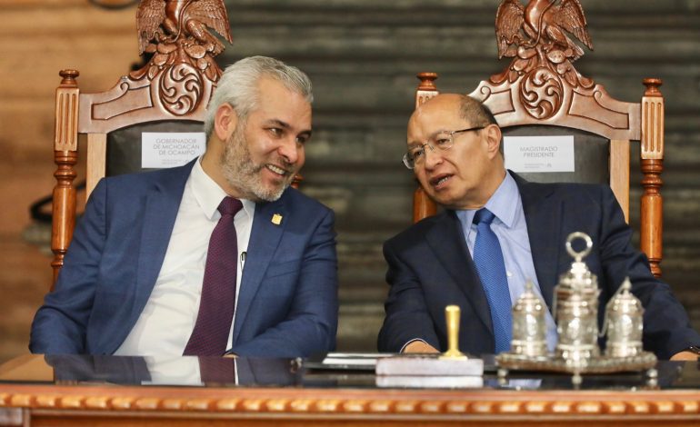 Sindicato del Poder Judicial del Estado reconoce apertura de Bedolla para trabajar la reforma