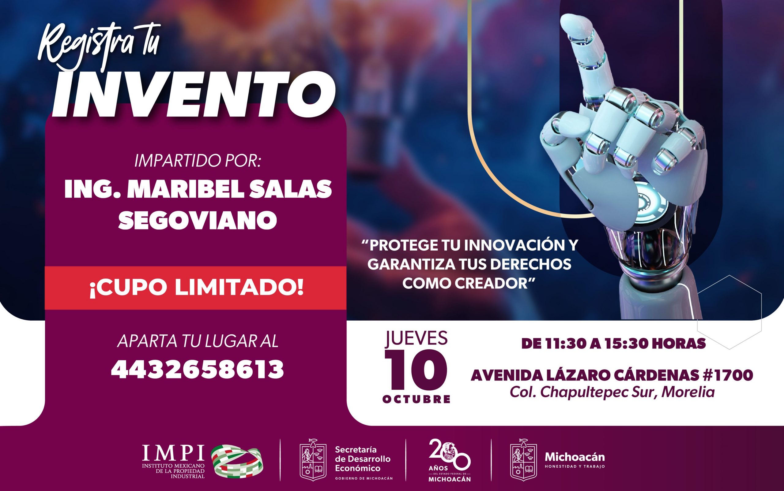 ¿Tienes un invento? El IMPI y la Sedeco te dicen cómo registrarlo.