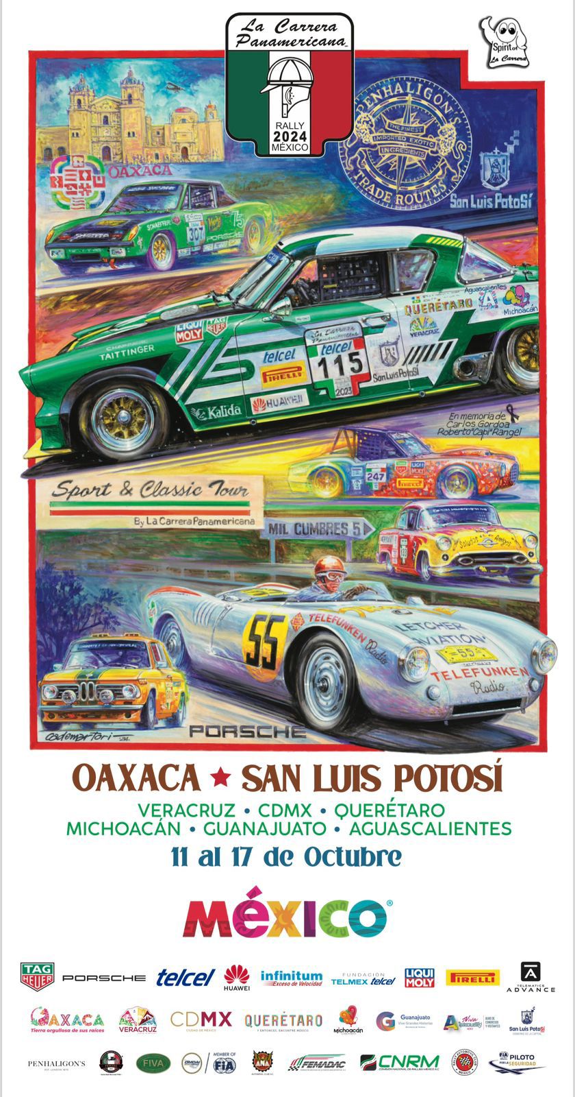 Carrera Panamericana visitará 10 municipios de Michoacán