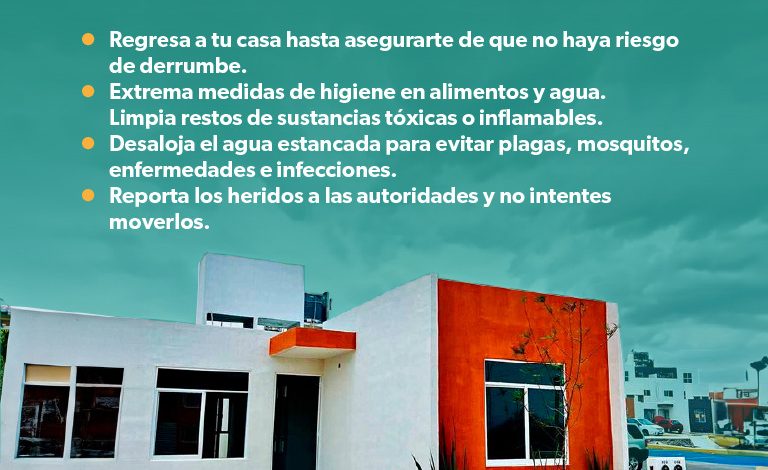 En lluvias, protege la salud de tu familia con estas recomendaciones de la SSM