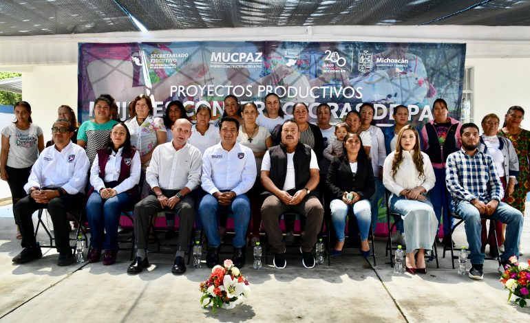 Inaugura SESESP talleres en Zitácuaro y Maravatío para impulsar emprendimiento de mujeres