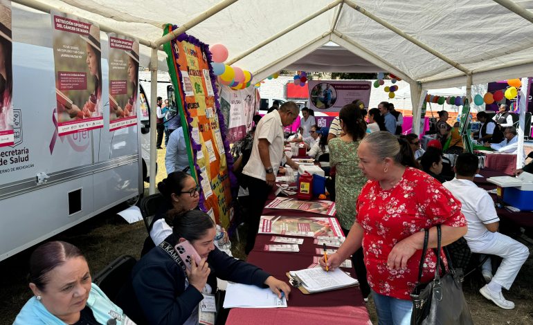 SSM acerca servicios de salud a la población de Jiquilpan